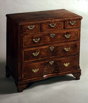 Cómoda con motivo de sol, 1710 de English School